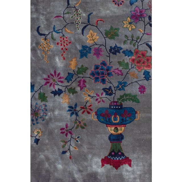 Early 20th Century Zabihi Collection Palace Size Art Deco Chinese Rug - 13'2" x 22'11" For Sale - Image 9 of 12