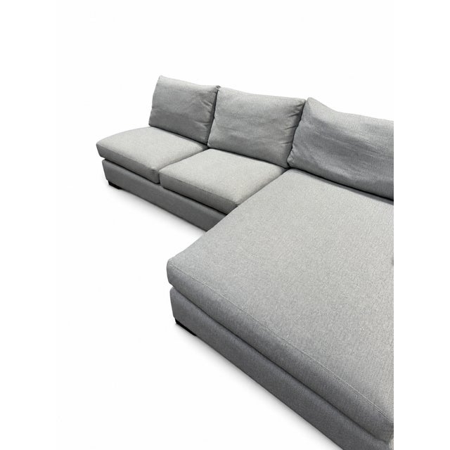 Room & Board Metro Right-Arm Chaise Sectional For Sale In San Francisco - Image 6 of 10