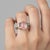 Rose Quartz Multicolor Ring in 14k Gold, Size 7.5 For Sale - Image 11 of 12