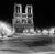 Notre Dame De Paris A night view of the west facade of the cathedral of Notre Dame De Paris, 1961. (Photo by Gunter R....