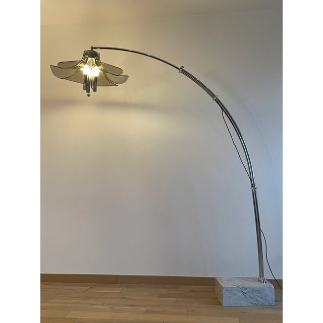 1960s Adjustable Arc Lamp, Italy, 1960s For Sale - Image 5 of 18