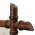 French Wooden Faux Bamboo Mirror For Sale - Image 9 of 15