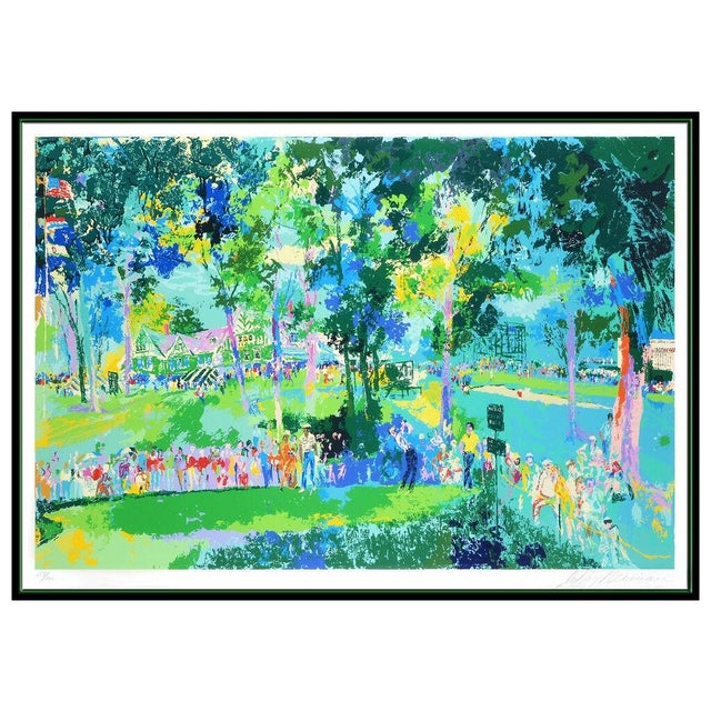 Abstract Expressionism 1980s US Open at Oakmont, LeRoy Neiman For Sale - Image 3 of 6