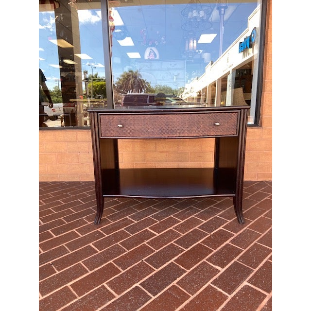 The Barbara Barry for McGuire Night Table is a sophisticated piece of furniture that blends timeless design with...