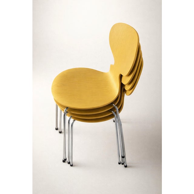 Mid-Century Modern Chairs by Arne Jacobsen for Fritz Hansen, 1886, Set of 4 For Sale - Image 3 of 7