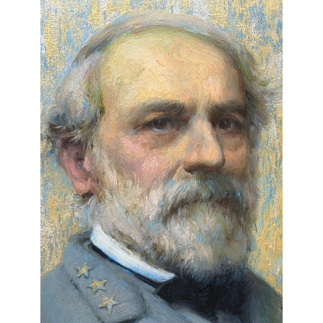 Oil Portrait General-in-Chief Robert E. Lee, Commander of the Armies of the Confederate States For Sale - Image 9 of 18