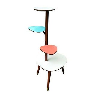 1950s Petal Leaf Stand Table For Sale