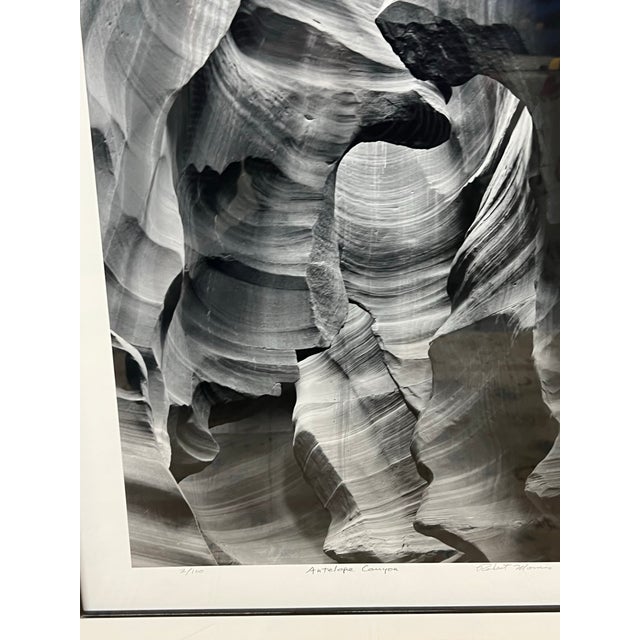 Robert Morris Cathedral & Antelope Canyon in Park, Utah B/W Limited Photography, Certificate For Sale - Image 10 of 12