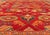 Tribal Traditional Design Antique Turkish Oushak Rug in Red, Blue and Marigold For Sale - Image 3 of 9