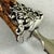 Metal English Stag Horn & Sterling Silver Green Man Face Letter Opener For Sale - Image 7 of 12