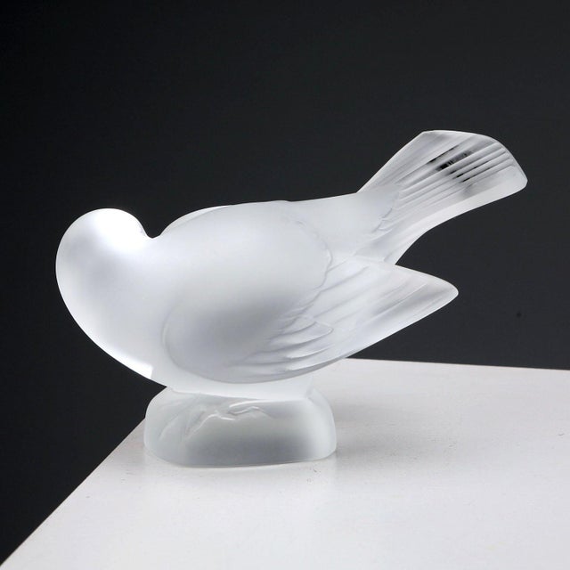 Satin Crystal Bird from Lalique For Sale - Image 4 of 9