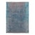 Rug & Kilim’s Distressed Contemporary Rug With Greek Key Lattice in Blue Hues For Sale