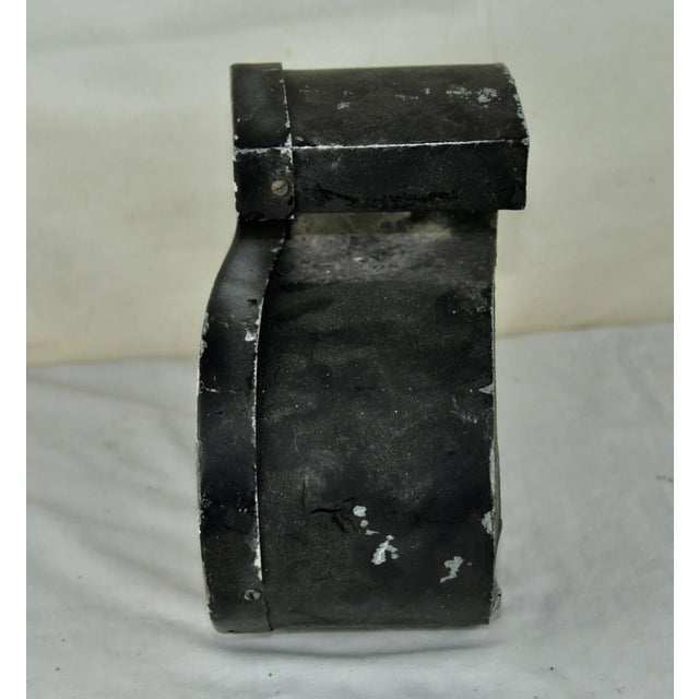 Black Metal Letter S Advertising Sign, 1970s For Sale - Image 8 of 10