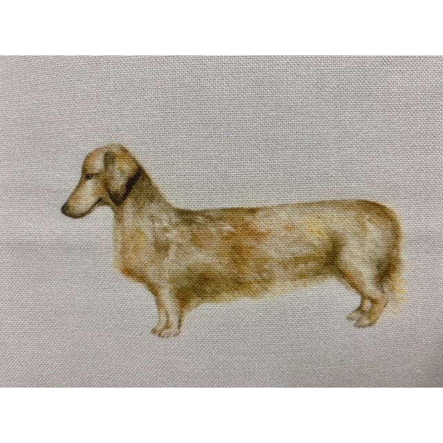 16" Square Pillow Decorated With Regal Scotties, Dachshunds, Jack Russells & Various Other Dog Breeds- Made in Uk. For Sale In Dallas - Image 6 of 13