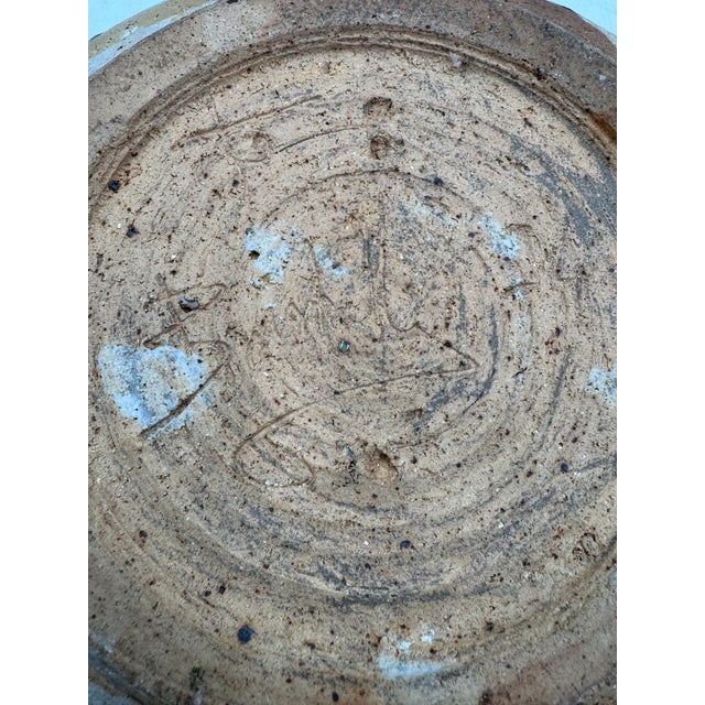 Black Vintage Grand Bowl by Josette Miquels, 1994 For Sale - Image 8 of 9