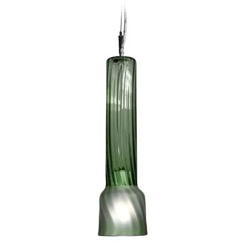 Tempo Camo Pendant Light from the Flashlight Collection in Emerald For Sale - Image 4 of 4