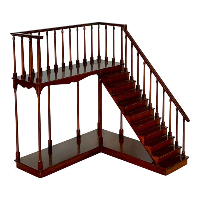 Vintage Wooden Staircase Architectural Model For Sale