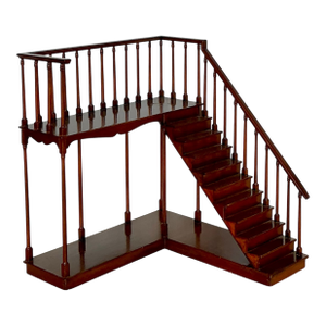 Vintage Wooden Staircase Architectural Model