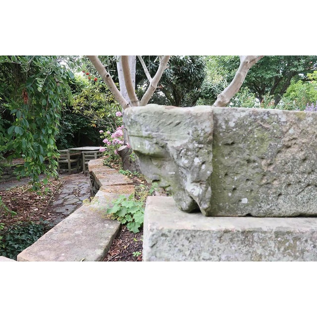 Antique Renaissance Carved Sandstone Corbel or Keystone, 1850 For Sale - Image 3 of 10