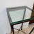 Contemporary Burnished Steel Side Table For Sale - Image 11 of 11
