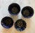 Mid 20th Century Bennington Potters Blue Agate Bowls - Set of 4 For Sale In Austin - Image 6 of 10