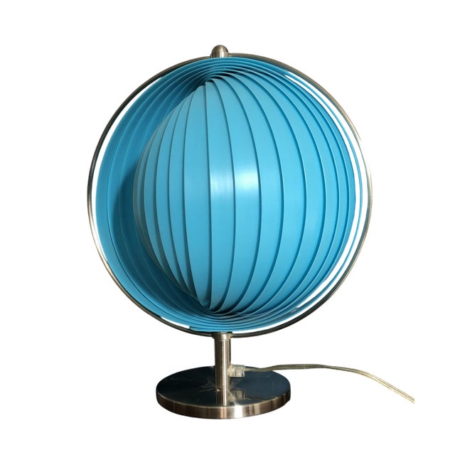 Vintage Space Age Kare Table Lamp, 1980s, in Flawless conditions. Designed 1970 to 1979 This piece is attributed to the...