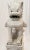 Large Garden Chinese White Ge-Type Crackle Glazed Foo Dog Lion For Sale In New York - Image 6 of 13