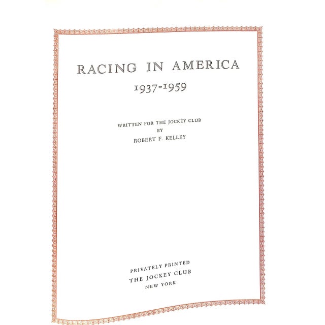 Traditional "Racing in America 1937-1959" 1960 Kelley, Robert F. For Sale - Image 3 of 13
