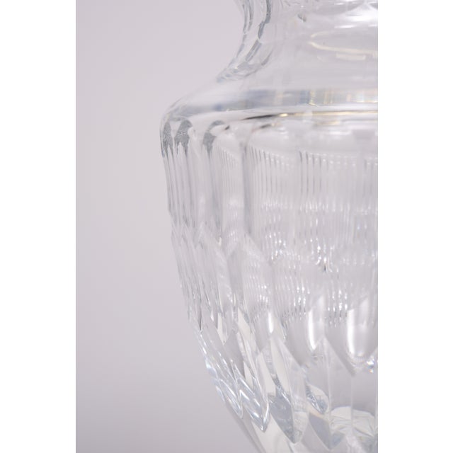 Really beautiful large Cut Crystal Glass vase . Classic model . Very good condition . Heavy piece .