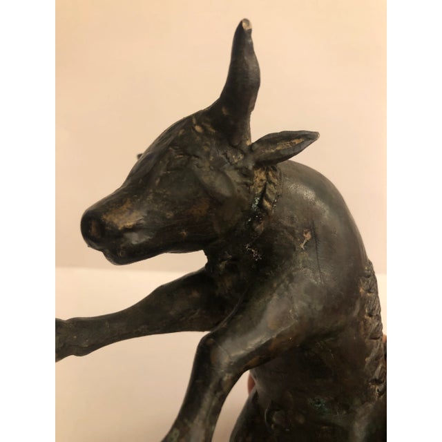 Raging Bull Bronze Sculpture For Sale - Image 6 of 9