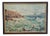 Giuseppe Caselli, Sea Surge at Tellaro, 1950s, Oil Painting on Canvas, Framed For Sale