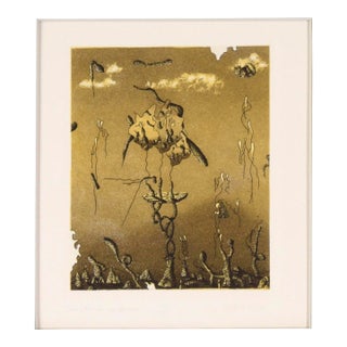 "Sometimes Is Forever" - 1976 Surrealist Lithograph on Paper by Jim Crabb For Sale