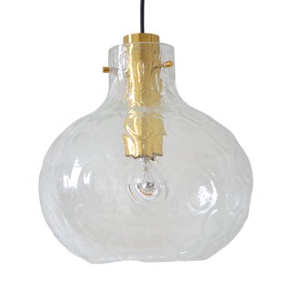 Glass Ceiling Lamp from Limburg, 1960s For Sale