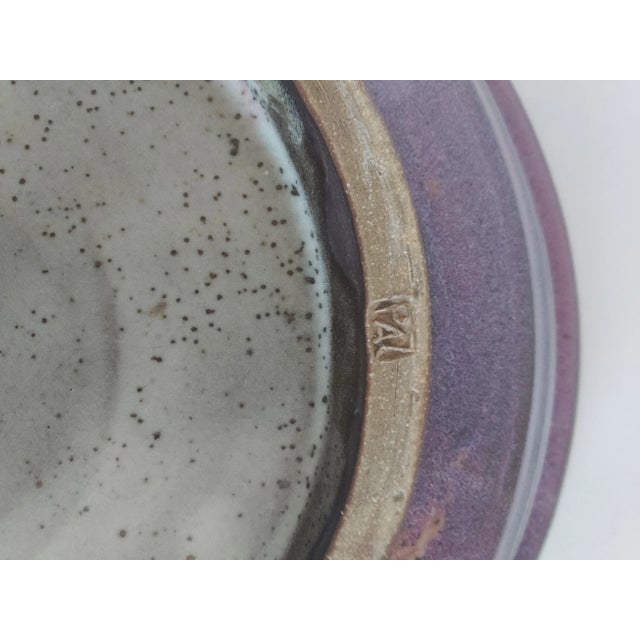 Mid-Century David Morris Berry Glazed Pottery Bowl For Sale In San Francisco - Image 6 of 9
