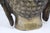 Attributed Early 20th Century Southeast Asian Hollow Cast Brass Buddha Head Sculpture - Retained Clay Core - 11"h For Sale - Image 10 of 18