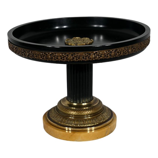 Mid-19th Century Napoleon III Empire Style Bowl on Foot For Sale