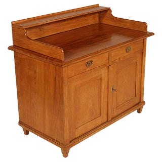 Antique Italian Solid Larch Cabinet For Sale