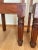 Wood Vintage Handcrafted Solid Walnut Wooden Chairs - a Pair For Sale - Image 7 of 13
