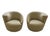 1960s Pair of Swiveling "Nautilus" Chairs by Vladimir Kagan Weiman in Original Fabric Ready for Reupholstery For Sale In Philadelphia - Image 6 of 7