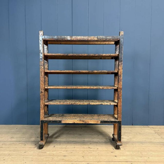 Wooden Shoemaker's Rack, 1920s For Sale - Image 14 of 18