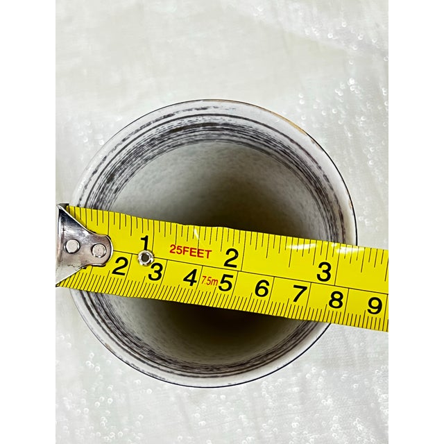 Sculptural Late-Century Japanese Studio Pottery Vase – Signed Wabi Sabi For Sale In Portland, OR - Image 6 of 10