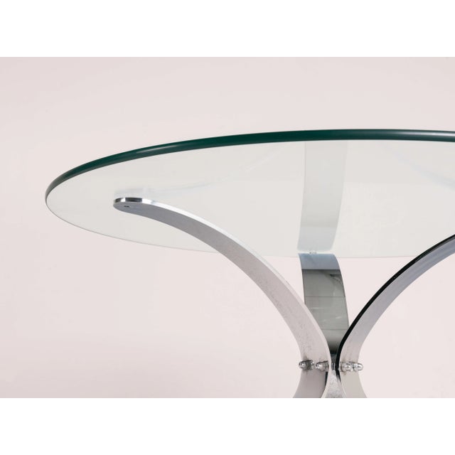 Glass American Coffee Table in the Style of Roger Sprunger, 1970s For Sale - Image 7 of 11