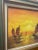 Vintage Signed Mid Century Modern Scenic Painting, Canvas. For Sale In Seattle - Image 6 of 7