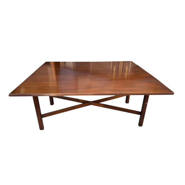 Quick Hits: - Kittinger Williamsburg Adaptation Collection mahogany dropleaf coffee table - Rich mahogany finish with...