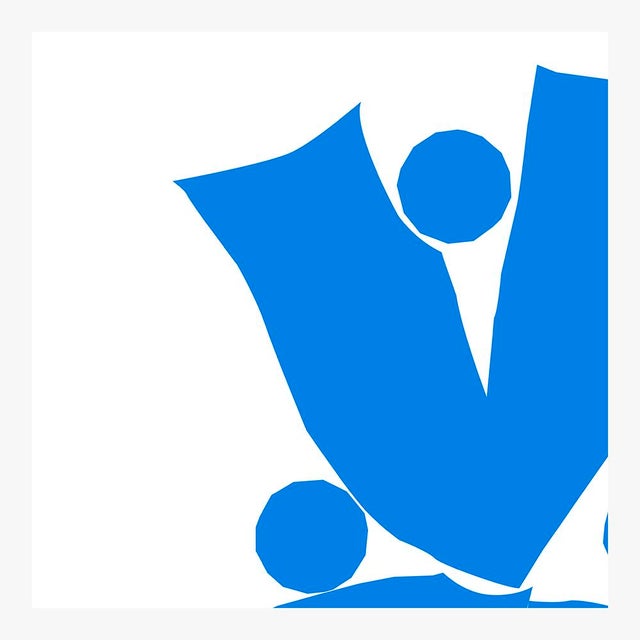 Tulip in Cobalt and White Fine Art Print 18" X 24" by Liz Roache For Sale - Image 4 of 6