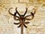 Mid-century, vintage, bentwood standing/floor coat and hat rack with twelve hooks from the 1960's/1970's. Piece is made of...