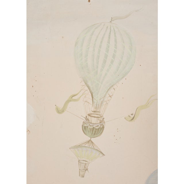 Mid-Century French Trompe l'Oeil Decoupage Folding Screen For Sale - Image 18 of 18