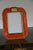 Orange Twisted Murano Glass and Brass Photo Frame, 2000s For Sale - Image 12 of 12