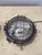 Metal Vintage Industrial Round Ceiling Lamp in Cast Iron, 1950 For Sale - Image 7 of 10