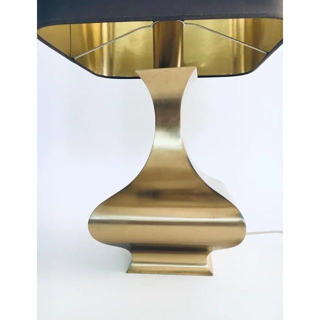 Hollywood Regency Style Brass Table Lamp, 1970s For Sale - Image 12 of 12
